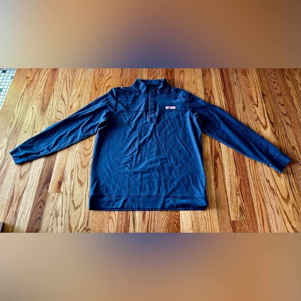 Vineyard Vines Edgartown Snap Pullover - Blue - Large